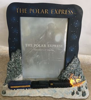 Polar Express 5x7 Picture Frame Engine Lights Up