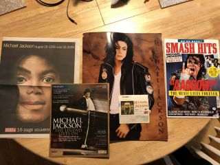 Michael Jackson Bundle Includes 1992 Dangerous Tour Ticket And Programme