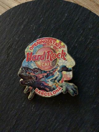 Hard Rock Cafe Opening Staff Pin - Barcelona - Limited Edition