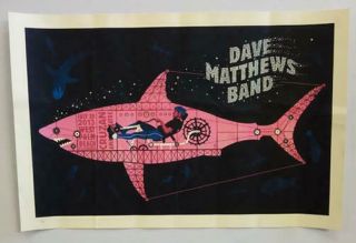 Dave Matthews Band West Palm Beach 2013 Florida Concert Poster