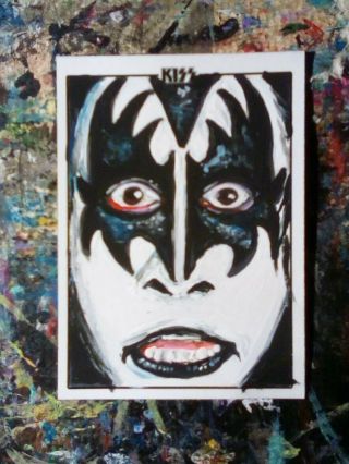Dynamite Cards Gene Simmons Sketch Kiss Brower