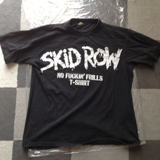 Official Vintage Skid Row No Fucking Thrills Tour Metal T - Shirt 91 - 92 Size Xl
