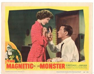 Richard Carlson The Magnetic Monster Orig 11x14 Lobby Card Lc3981