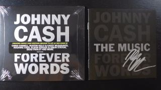 Johnny Cash - Autographed " Forever Words " Signed John Carter Cash Cd Booklet&new Cd