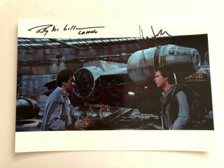 Harrison Ford Dee Williams Han Solo Star Wars Signed Autograph 6x8 Photo