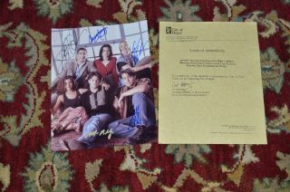 Friends Tv Show Cast,  By 6 Signed Autographed Really Photo,  Has