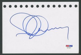 Placido Domingo Signed 5x7 Album Page - Psa/dna Certified Autograph