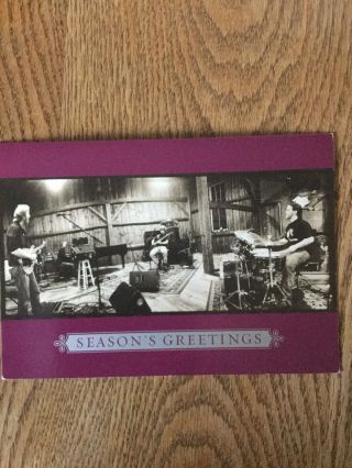 Very Rare Phish Organization 2003 “season Greetings” Card “the Barn” Vermont
