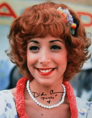 Didi Conn Inscribed " Frenchy " Grease Signed 11x14 Jsa Witnessed