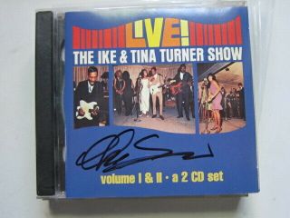 Ike & Tina Turner Show Cd Autographed By Ike Turner