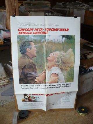 I Walk The Line,  Orig 1 - Sh / Movie Poster (gregory Peck,  Tuesday Weld) - 1970