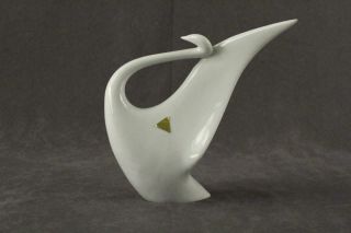 Vintage Porcelain Royal Dux Mid Century Modern Jaroslav Jezek Swan Bird Figurine