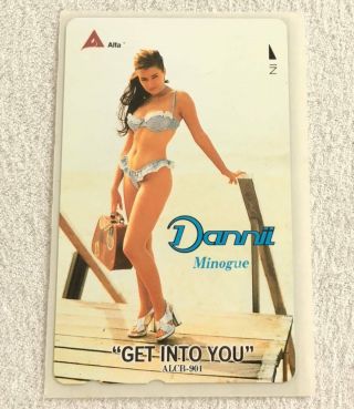 Dannii Ninogue / Get Into You Promotion Telephone Card,  Kylie Minogue