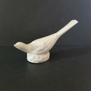 Van Briggle Moonglo 10 " Bird Figurine Colorado Springs Art Pottery Dove Sparrow