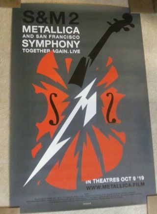 Metallica S&m 2 Theatre Performance Poster