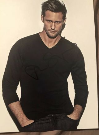 Alexander Skarsgard Signed Autograph 8x6 Picture Hand Signed