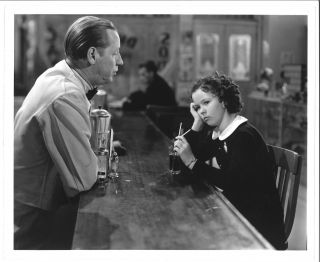 Young People (1940) Shirley Temple Sits At Soda Fountain With Irving Bacon