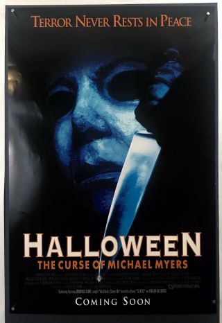 Halloween Movie Poster (fine -) One Sheet 1995 27x40 Horror Michael Myers 6419r