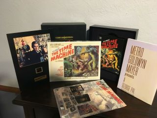 The Time Machine Deluxe Collector Set W 35 Mm Film Frame Exclusive Lobby Cards,