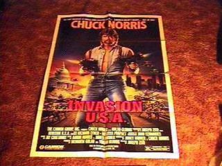 Invasion Usa Movie Poster Chuck Norris