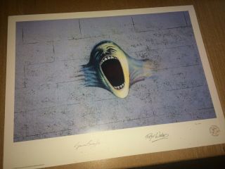Pink Floyd Art Print Scream The Wall Gerald Scarfe Roger Waters S/n