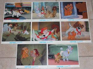 Oliver And Company Set Of 8 Movie Photos Walt Disney Animation