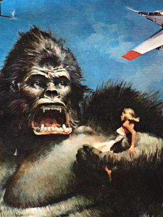 King Kong,  1976 One Sheet Movie Poster,  Starring: Jessica Lang 3