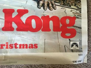 King Kong,  1976 One Sheet Movie Poster,  Starring: Jessica Lang 7