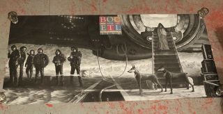 Blue Oyster Cult Orig.  Extraterrestrial Live 1982 Lp Promo Poster Large
