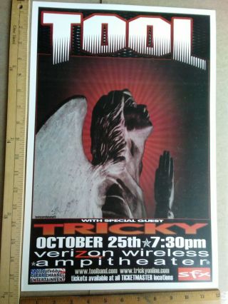 Tool W Tricky Concert Poster San Antonio Tx 2001 Last One Available