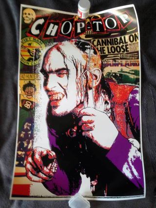 Texas Chainsaw Massacre 2 Chop Top Poster Bill Moseley House Of 1000 Corpses Fun