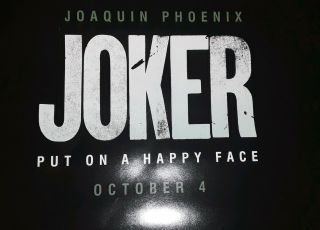 Joker 2019 Advance Teaser Ds 2 Sided 27x40 " Us Movie Poster Joaquin Phoenix