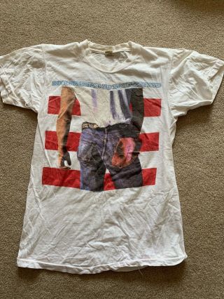 Bruce Springsteen Born In The Usa Vintage Tour T - Shirt Large