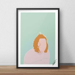 Lewis Capaldi Inspired Wall Art Print / Poster Minimal A4 A3 Someone You Loved