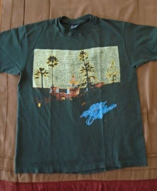 Eagles 1994 Vintage Hotel California Hell Freezes Over Concert Tour Shirt Xl