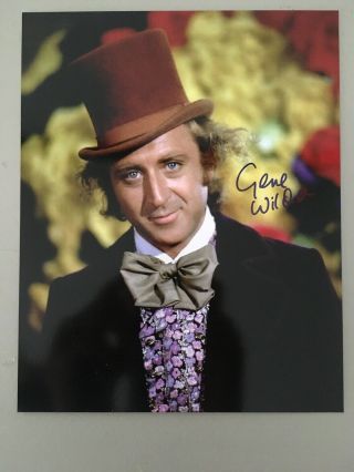 Willy Wonka Gene Wilder Autograph