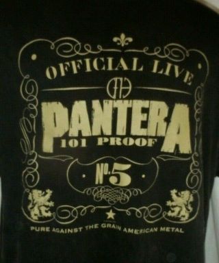 Vintage Pantera Official 1997 Live Shirt Phil Anselmo Dimebag Darrell