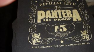 Vintage Pantera Official 1997 Live shirt Phil Anselmo Dimebag Darrell 2