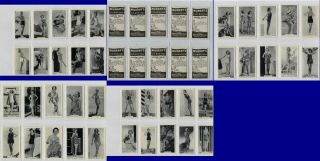 1939 Pin Up Girl Movie Studio Bathing Belles Tobacco Card Set 40 Diff 115