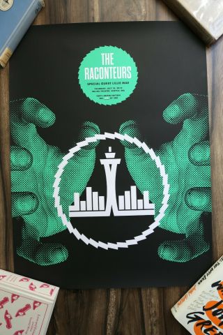 Raconteurs Seattle Concert Poster 2019: In Poster Tube