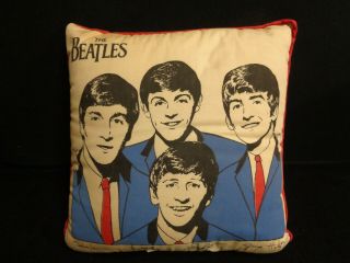 Vintage The Beatles Band Official Nordic House Beatle Pillow