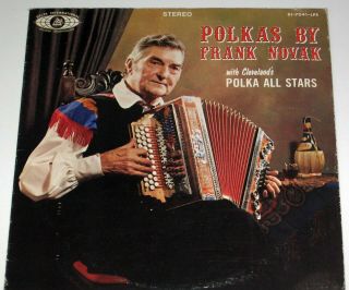 Frank Novak Slovenian Polka Record Lp " Forth Album " Fantastic Button Box Lp