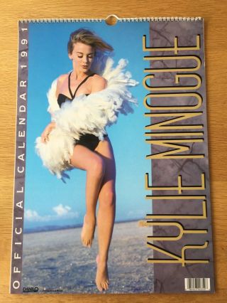 Kylie Minogue - Mega Rare 1991 Official Calendar Danilo.  Rhythm Of Love Pwl
