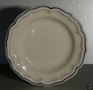 Round Deep Platter Filets Bleus Pattern Gien (discontinued)
