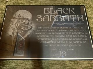 Black Sabbath 13 Concert Poster