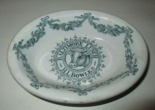 Baltimore Lunch Dish H.  L.  Bowles Dairy Cow