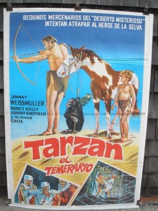 Tarzan’s Desert Mystery Movie Poster For The Spanish Market