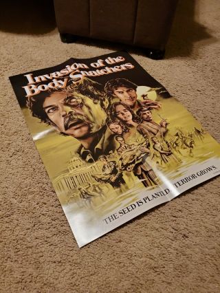Scream Factory Invasion Of The Body Snatchers Poster Rare Exclusive Oop