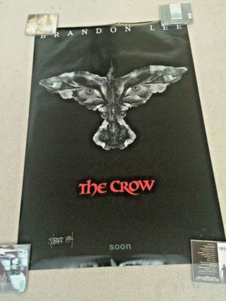 The Crow Advance Movie Poster - Signed By J O 