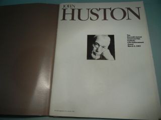 John Huston Afi Life Achievement Award Program - 1983 Very Good